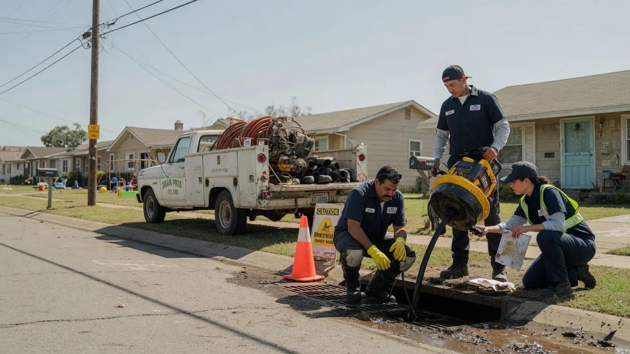 Drain Cleaning in Bagwell, TX near me